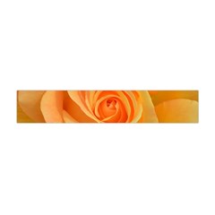 Flower Plant Rose Nature Garden Orange Macro Premium Plush Fleece Scarf (mini) by Ravend