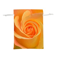 Flower Plant Rose Nature Garden Orange Macro Lightweight Drawstring Pouch (s) by Ravend