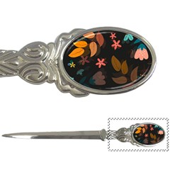 Flowers Leaves Background Floral Plants Foliage Letter Opener by Ravend