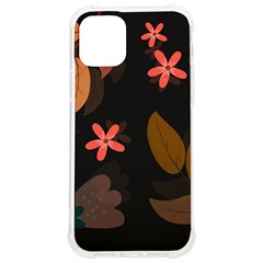 Flowers Leaves Background Floral Plants Foliage Iphone 12/12 Pro Tpu Uv Print Case by Ravend