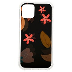 Flowers Leaves Background Floral Plants Foliage Iphone 12 Mini Tpu Uv Print Case	 by Ravend