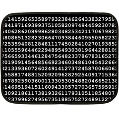 Pi Circle Diameter Circumference Ratio Radius Fleece Blanket (mini) by Ravend