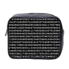 Pi Circle Diameter Circumference Ratio Radius Mini Toiletries Bag (two Sides) by Ravend