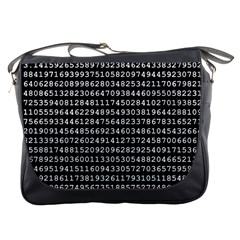 Pi Circle Diameter Circumference Ratio Radius Messenger Bag by Ravend