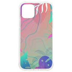 Palm Trees Leaves Plants Tropical Wreath Iphone 12/12 Pro Tpu Uv Print Case by Ravend