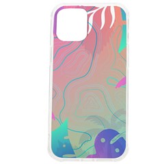 Palm Trees Leaves Plants Tropical Wreath Iphone 12 Pro Max Tpu Uv Print Case by Ravend