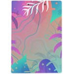 Palm Trees Leaves Plants Tropical Wreath A4 Acrylic Clipboard Back