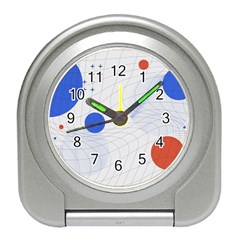 Computer Network Technology Digital Science Fiction Travel Alarm Clock by Ravend