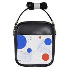 Computer Network Technology Digital Science Fiction Girls Sling Bag by Ravend