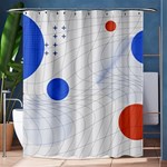 Computer Network Technology Digital Science Fiction Shower Curtain 60  x 72  (Medium)  60 x72  Curtain