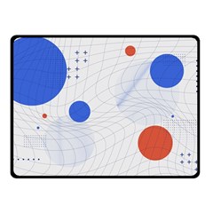 Computer Network Technology Digital Science Fiction Fleece Blanket (small) by Ravend