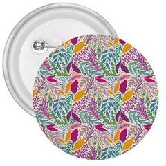 Leaves Colorful Leaves Seamless Design Leaf 3  Buttons by Ravend