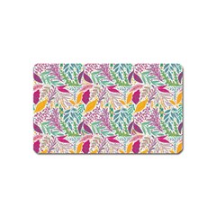 Leaves Colorful Leaves Seamless Design Leaf Magnet (name Card) by Ravend