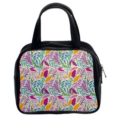 Leaves Colorful Leaves Seamless Design Leaf Classic Handbag (two Sides) by Ravend