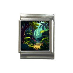 Rainforest Jungle Cartoon Animation Background Italian Charm (13mm) by Ravend