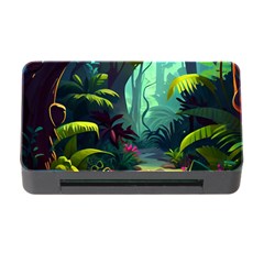 Rainforest Jungle Cartoon Animation Background Memory Card Reader With Cf by Ravend