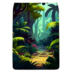 Rainforest Jungle Cartoon Animation Background Removable Flap Cover (s) by Ravend