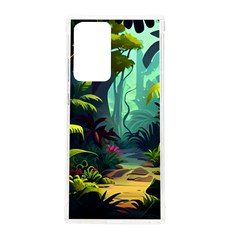 Rainforest Jungle Cartoon Animation Background Samsung Galaxy Note 20 Ultra Tpu Uv Case by Ravend