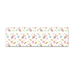 Easter Bunny Pattern Hare Easter Bunny Easter Egg Sticker (bumper) by Ravend