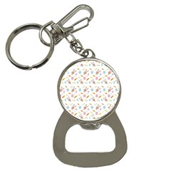 Easter Bunny Pattern Hare Easter Bunny Easter Egg Bottle Opener Key Chain by Ravend