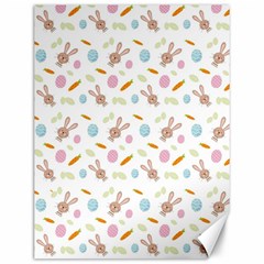 Easter Bunny Pattern Hare Easter Bunny Easter Egg Canvas 12  X 16 