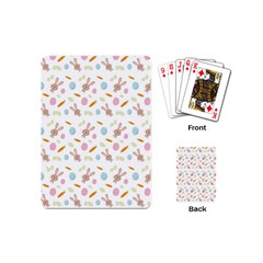 Easter Bunny Pattern Hare Easter Bunny Easter Egg Playing Cards Single Design (mini)