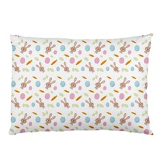 Easter Bunny Pattern Hare Easter Bunny Easter Egg Pillow Case (two Sides) by Ravend