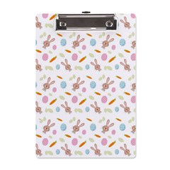 Easter Bunny Pattern Hare Easter Bunny Easter Egg A5 Acrylic Clipboard