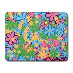 Flower Spring Background Blossom Bloom Nature Small Mousepad by Ravend