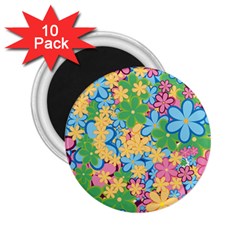 Flower Spring Background Blossom Bloom Nature 2 25  Magnets (10 Pack)  by Ravend