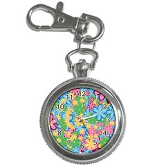 Flower Spring Background Blossom Bloom Nature Key Chain Watches by Ravend