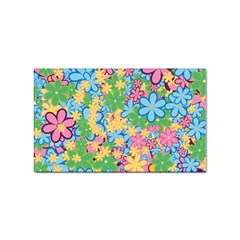 Flower Spring Background Blossom Bloom Nature Sticker Rectangular (10 Pack) by Ravend