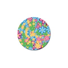 Flower Spring Background Blossom Bloom Nature Golf Ball Marker by Ravend