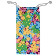 Flower Spring Background Blossom Bloom Nature Jewelry Bag by Ravend