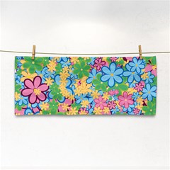 Flower Spring Background Blossom Bloom Nature Hand Towel by Ravend