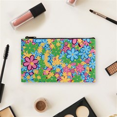 Flower Spring Background Blossom Bloom Nature Cosmetic Bag (small) by Ravend