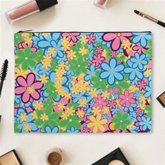 Flower Spring Background Blossom Bloom Nature Cosmetic Bag (xl) by Ravend