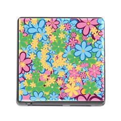 Flower Spring Background Blossom Bloom Nature Memory Card Reader (square 5 Slot) by Ravend