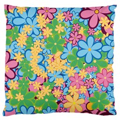 Flower Spring Background Blossom Bloom Nature Standard Premium Plush Fleece Cushion Case (one Side) by Ravend