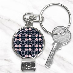 Flowers Daisies Spring Summer Bloom Botanical Nail Clippers Key Chain by Ravend