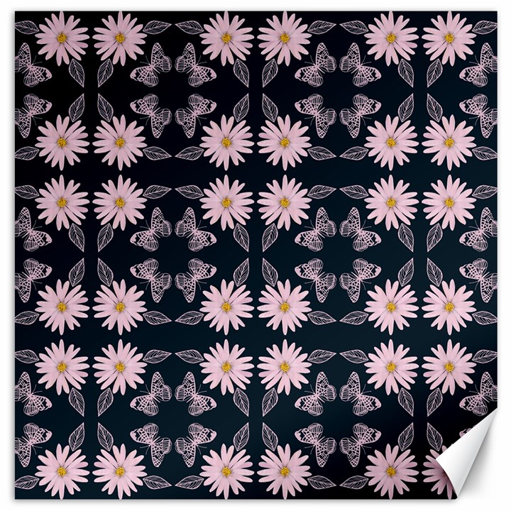 Flowers Daisies Spring Summer Bloom Botanical Canvas 20  x 20 