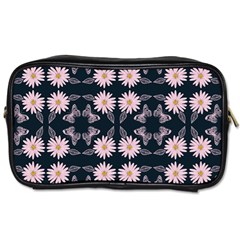 Flowers Daisies Spring Summer Bloom Botanical Toiletries Bag (two Sides) by Ravend