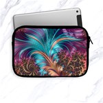 Feather Fractal Artistic Design Conceptual Apple iPad Mini Zipper Cases Front