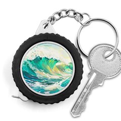 Ai Generated Waves Ocean Sea Tsunami Nautical Art Measuring Tape by Ravend