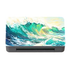 Ai Generated Waves Ocean Sea Tsunami Nautical Art Memory Card Reader With Cf by Ravend