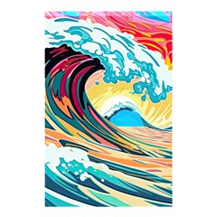 Ai Generated Waves Ocean Sea Tsunami Nautical Arts Shower Curtain 48  X 72  (small)  by Ravend