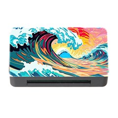 Ai Generated Waves Ocean Sea Tsunami Nautical Arts Memory Card Reader With Cf by Ravend