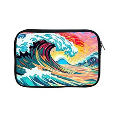 Ai Generated Waves Ocean Sea Tsunami Nautical Arts Apple Ipad Mini Zipper Cases by Ravend