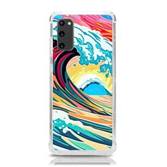 Ai Generated Waves Ocean Sea Tsunami Nautical Arts Samsung Galaxy S20 6 2 Inch Tpu Uv Case by Ravend