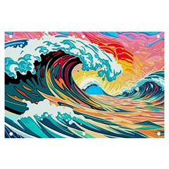 Ai Generated Waves Ocean Sea Tsunami Nautical Arts Banner And Sign 6  X 4  by Ravend